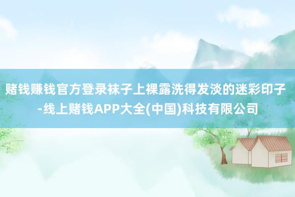 赌钱赚钱官方登录袜子上裸露洗得发淡的迷彩印子 -线上赌钱AP