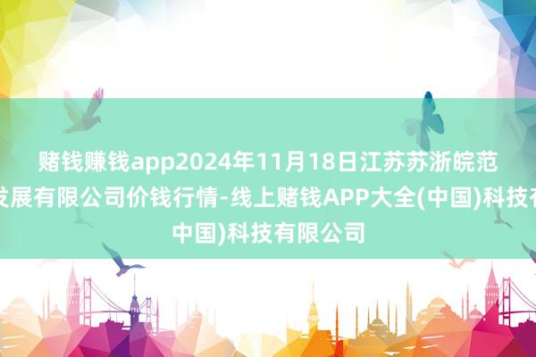 赌钱赚钱app2024年11月18日江苏苏浙皖范畴阛阓发展有